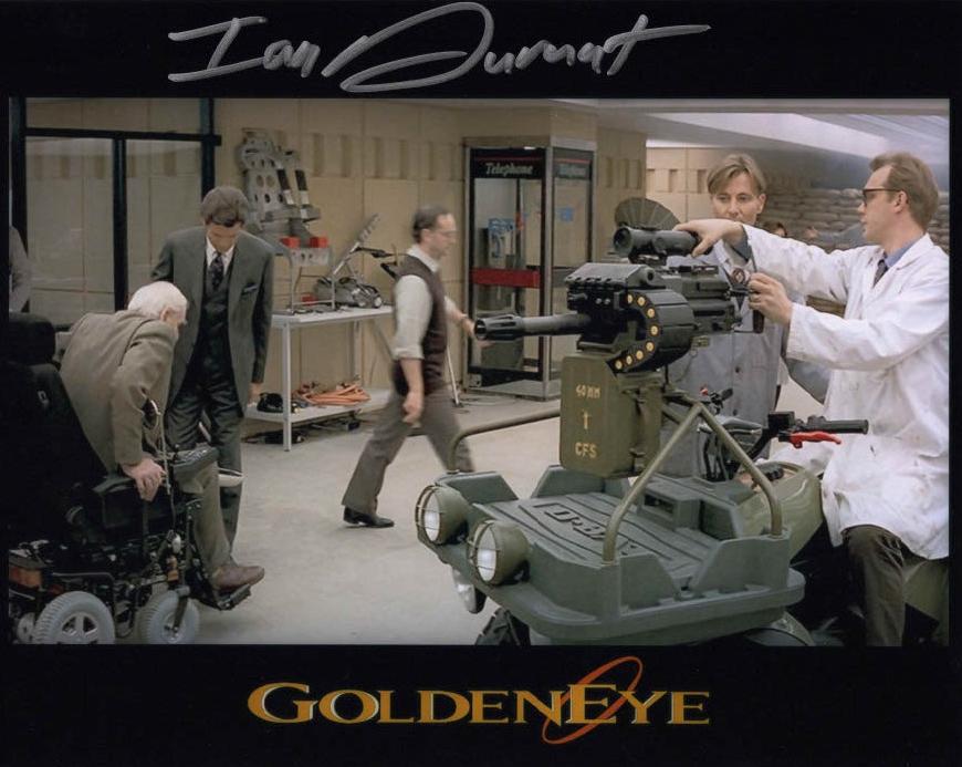 IAN DURRANT - Q' Lab Assistant - James Bond - Goldeneye - hand signed 10 x 8 photo