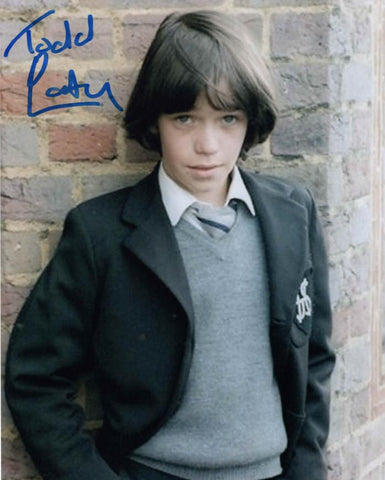 TODD CARTY - Tucker Jenkins in Grange Hill / Tuckers Luck - hand signed 10 x 8 photo