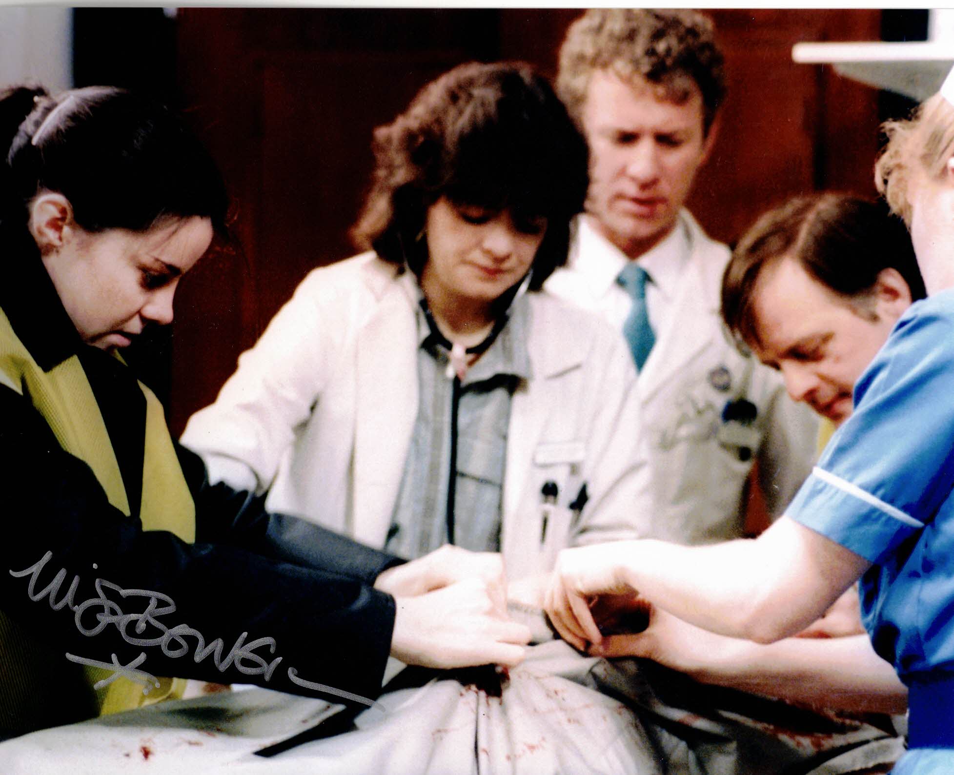 LISA BOWERMAN - Sandra Mute in Casualty - hand signed 10 x 8 photo