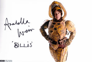 ARABELLA WEIR - Billis in Doctor Who - The Doctor, The Widow & The Wardrobe - hand signed 10 x 8 photo