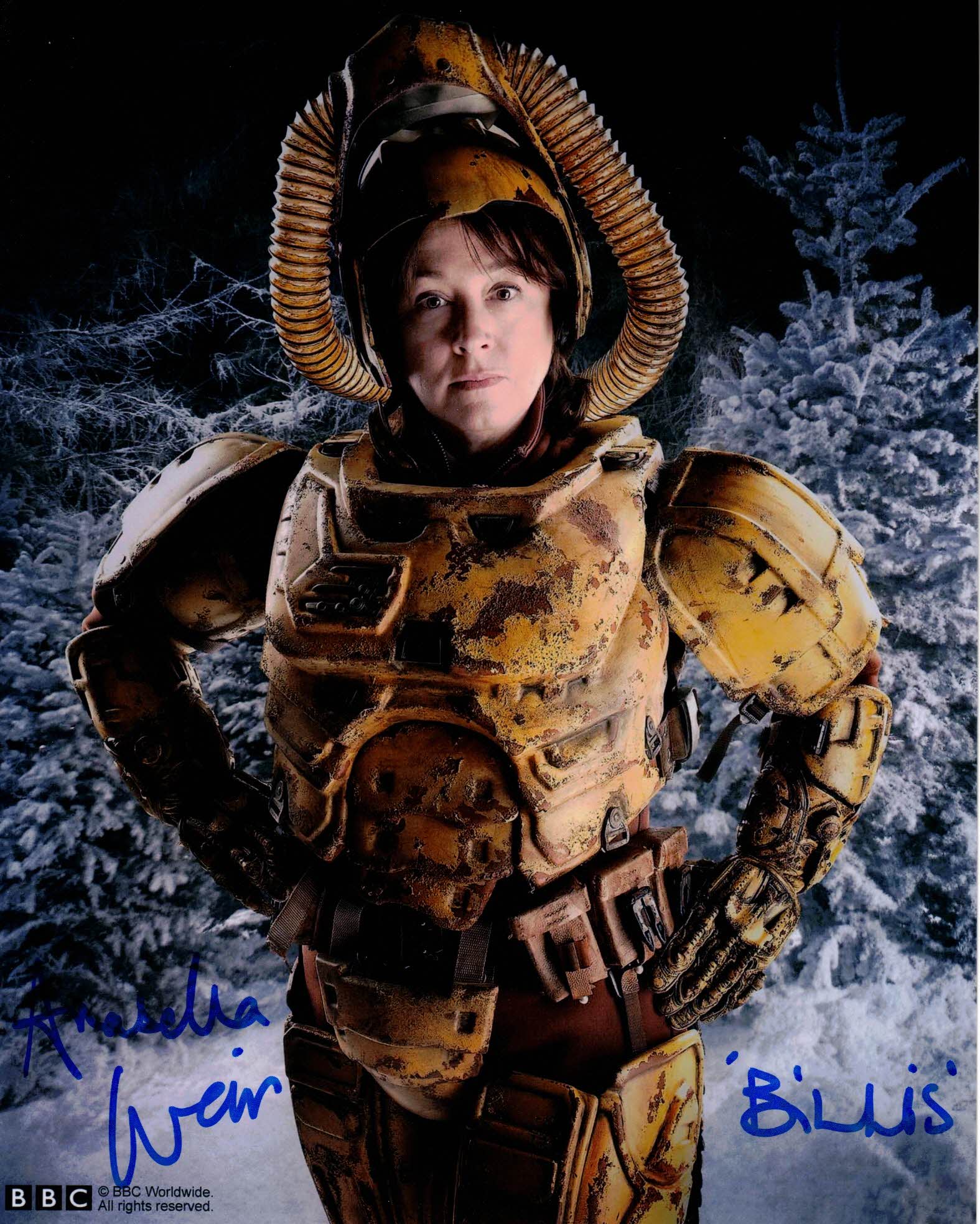 ARABELLA WEIR - Billis in Doctor Who - The Doctor, The Widow & The Wardrobe - hand signed 10 x 8 photo