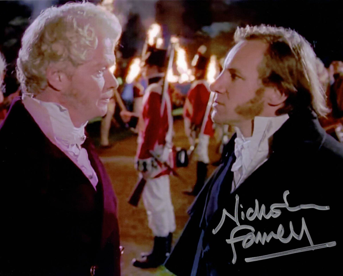 NICHOLAS FARRELL - Lord Fenner in Sharpe's Regiment - hand signed 10 x ...