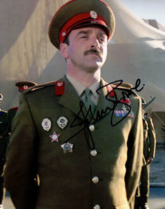 JOHN BOWE -Col Feyador in James Bond The Living Daylights - hand signed 10 x 8 photo