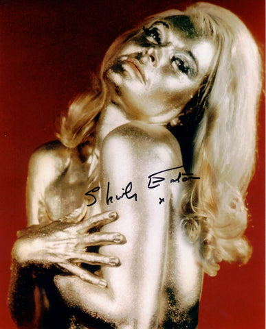 SHIRLEY EATON - Jill Masterson in James Bond - Goldfinger hand signed 10 x 8 photo
