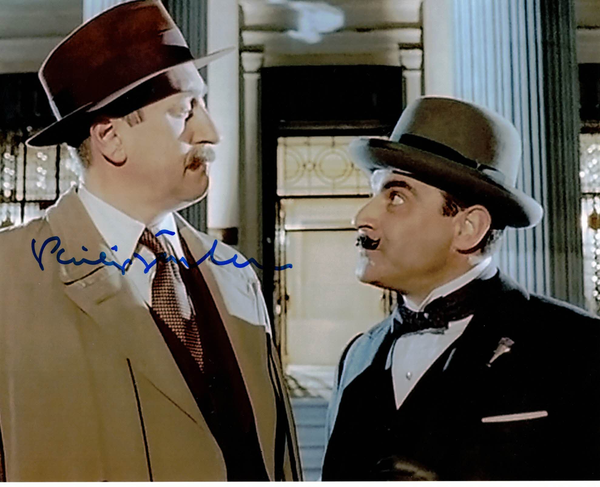 PHILIP JACKSON - Japp in Poirot - hand signed 10 x 8 photo