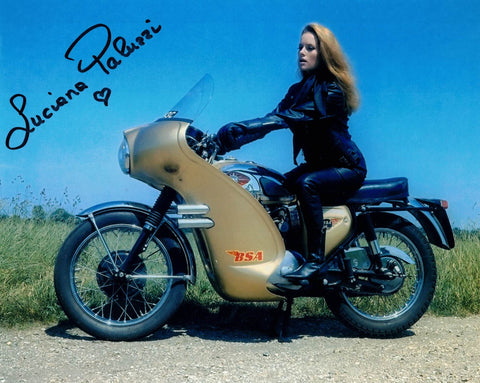 LUCIANA PALUZZI - Fiona Volpe in James Bond - Thunderball - hand signed 10 x 8 photo