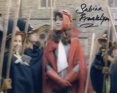 SABINA FRANKLYN  - Miss Spellbinder in The Worst Witch - hand signed 10 x 8 photo