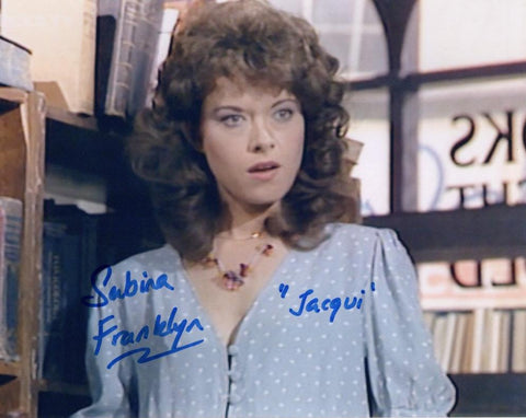 SABINA FRANKLYN  - Marsha Hatfield in Full House- hand signed 10 x 8 photo