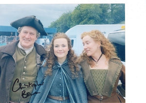 CHRISTOPHER BOWEN - Hector Cameron in Outlander hand signed 10 x 8 photos