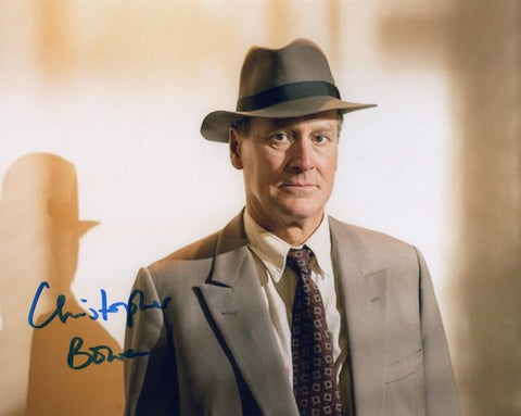 CHRISTOPHER BOWEN - Richard Carey in Poirot - hand signed 10 x 8