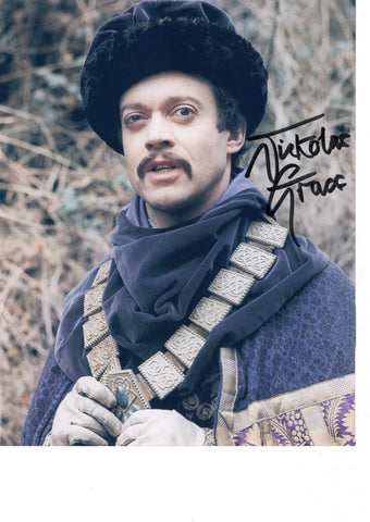 NICKOLAS GRACE - the Sheriff in Robin of Sherwood- hand signed 10 x 8 photo