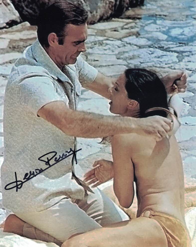 DENISE PERRIER - Diamonds Are Forever hand signed 10 x 8 photo