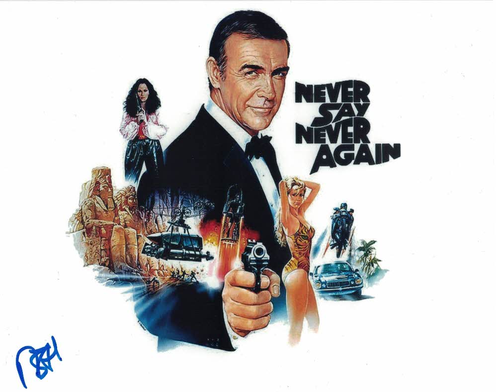 NICK HOBBS - Stunts - Never Say Never Again - James Bond hand signed 1 ...