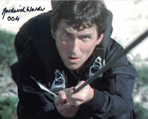 FREDERICK WARDER - 004 in The Living Daylights hand signed 10 x 8 photo