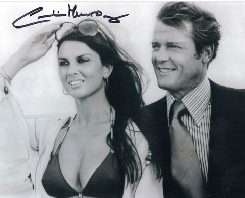 CAROLINE MUNRO - Naomi in The Spy Who Loved Me - James Bond Hand signed 10 x 8 photo