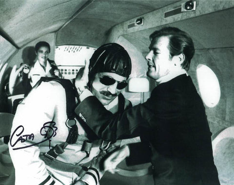 JEAN PIERRE CASTALDI - Private Jet Pilot from Moonraker James Bond hand signed 10 x 8 photo