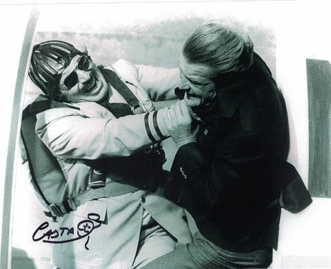 JEAN PIERRE CASTALDI - Private Jet Pilot from Moonraker James Bond hand signed 10 x 8 photo