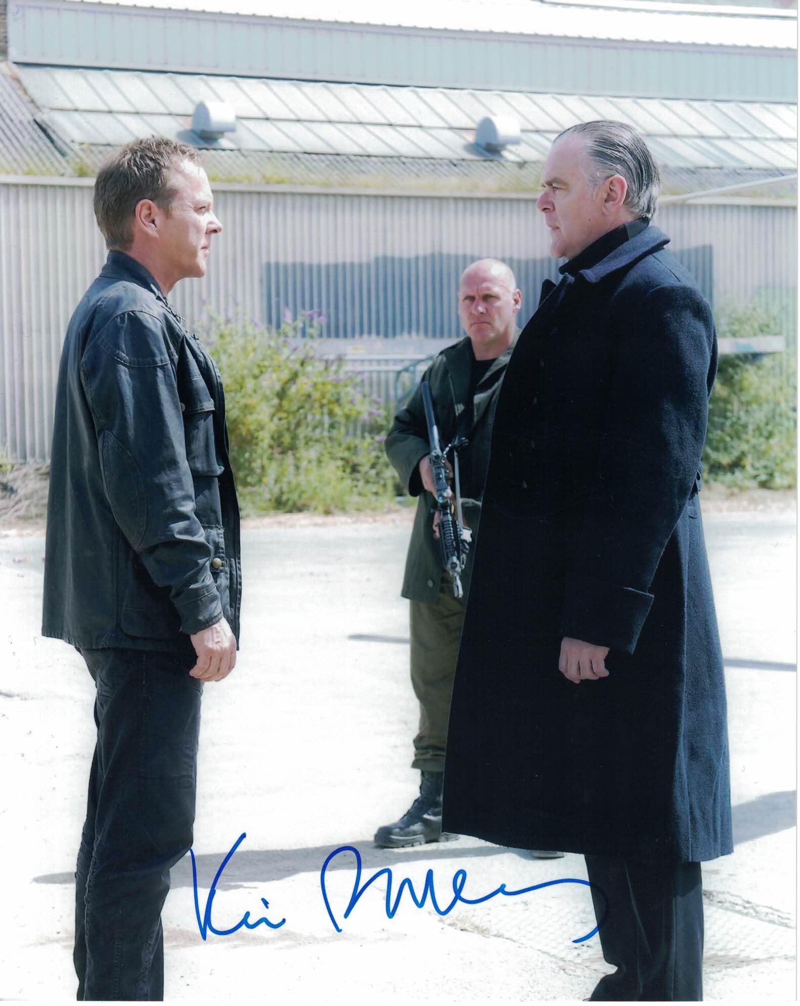 KEVIN MCNALLY -Russian Agent - 24 Live Another Day - hand signed 10 x 8 photo
