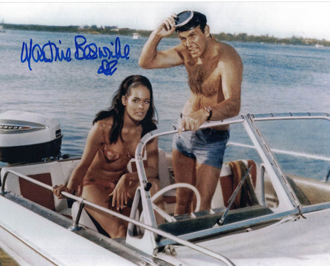 MARTINE BESWICK  - Paula in James Bond Thunderball hand signed 10 x 8 photo